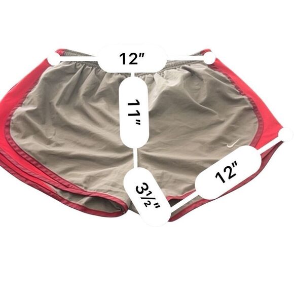 NIke Dri-Fit Running Orange Shorts size M - Picture 3 of 7